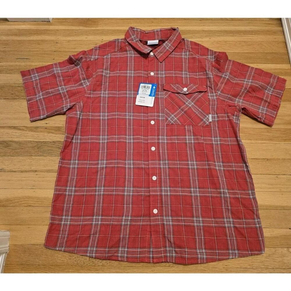 Columbia-sportswear Men's Red Shirt